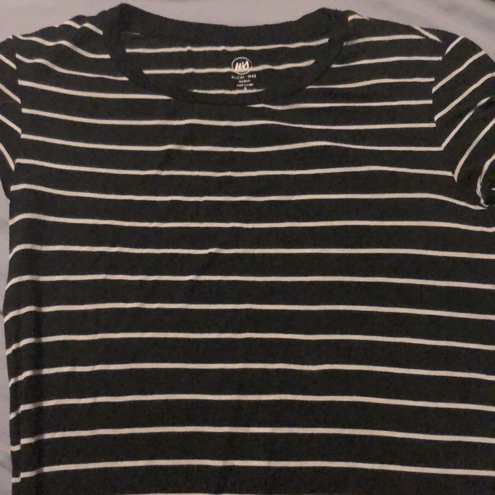 B&W Stripped Fitted T